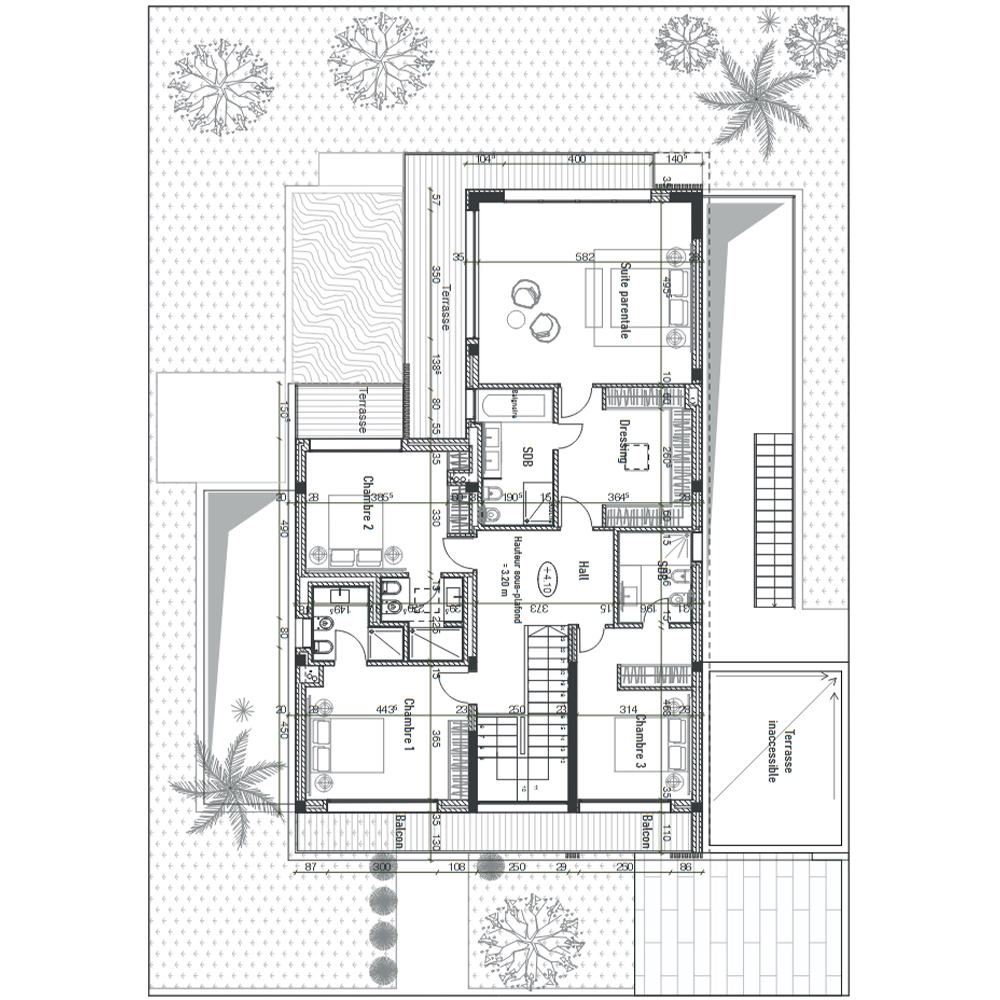 Plan-Etage-Villa-isolée-type-B Plan-Etage-Villa-isolée-type-B