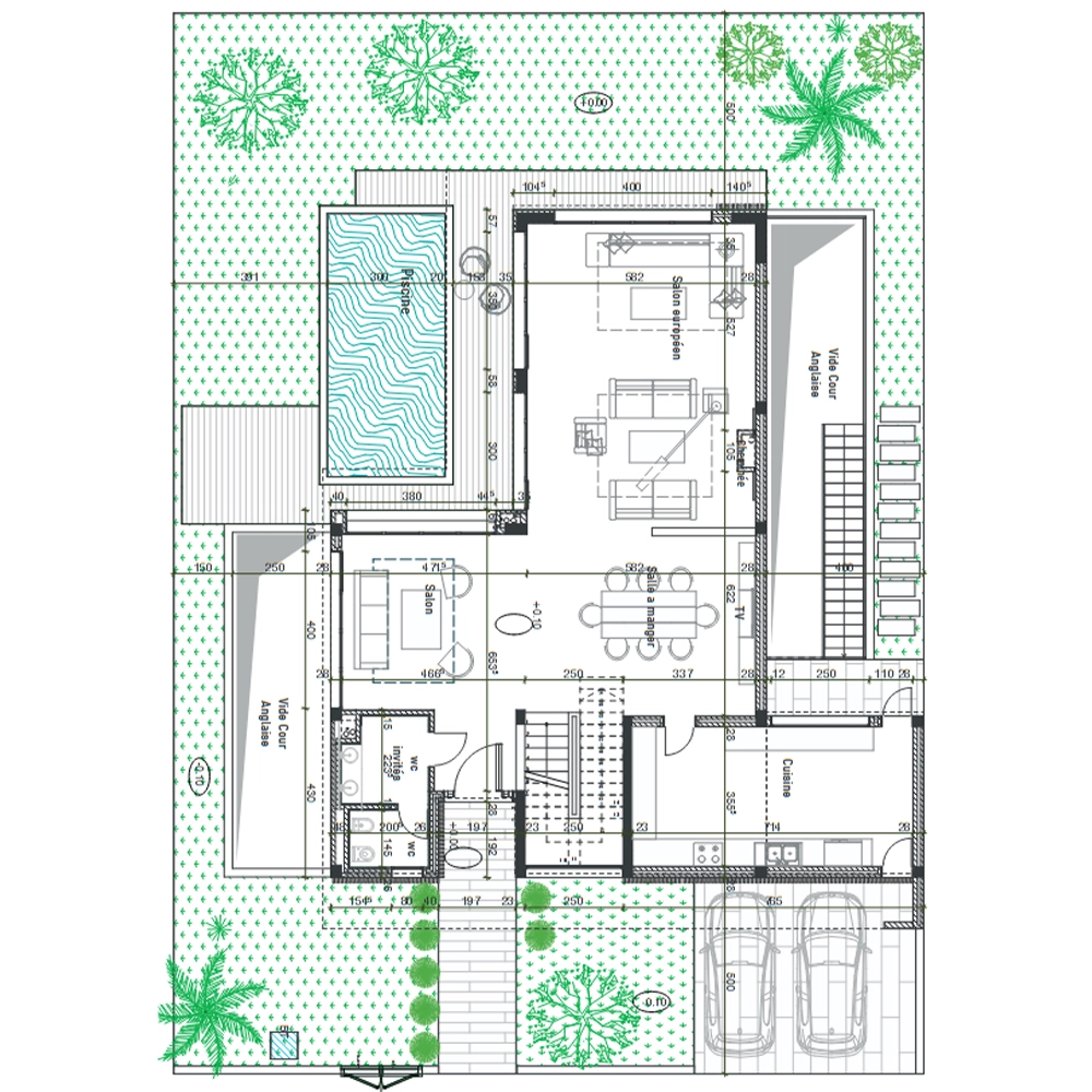 Plan-RDC-Villa-isolée-type-B Plan-RDC-Villa-isolée-type-B